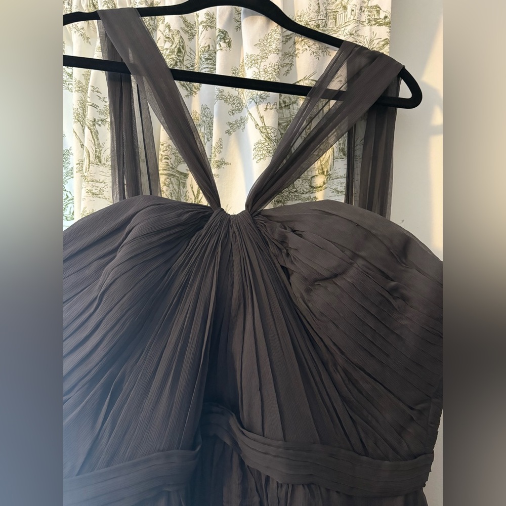 Charcoal Bridesmaid Dress